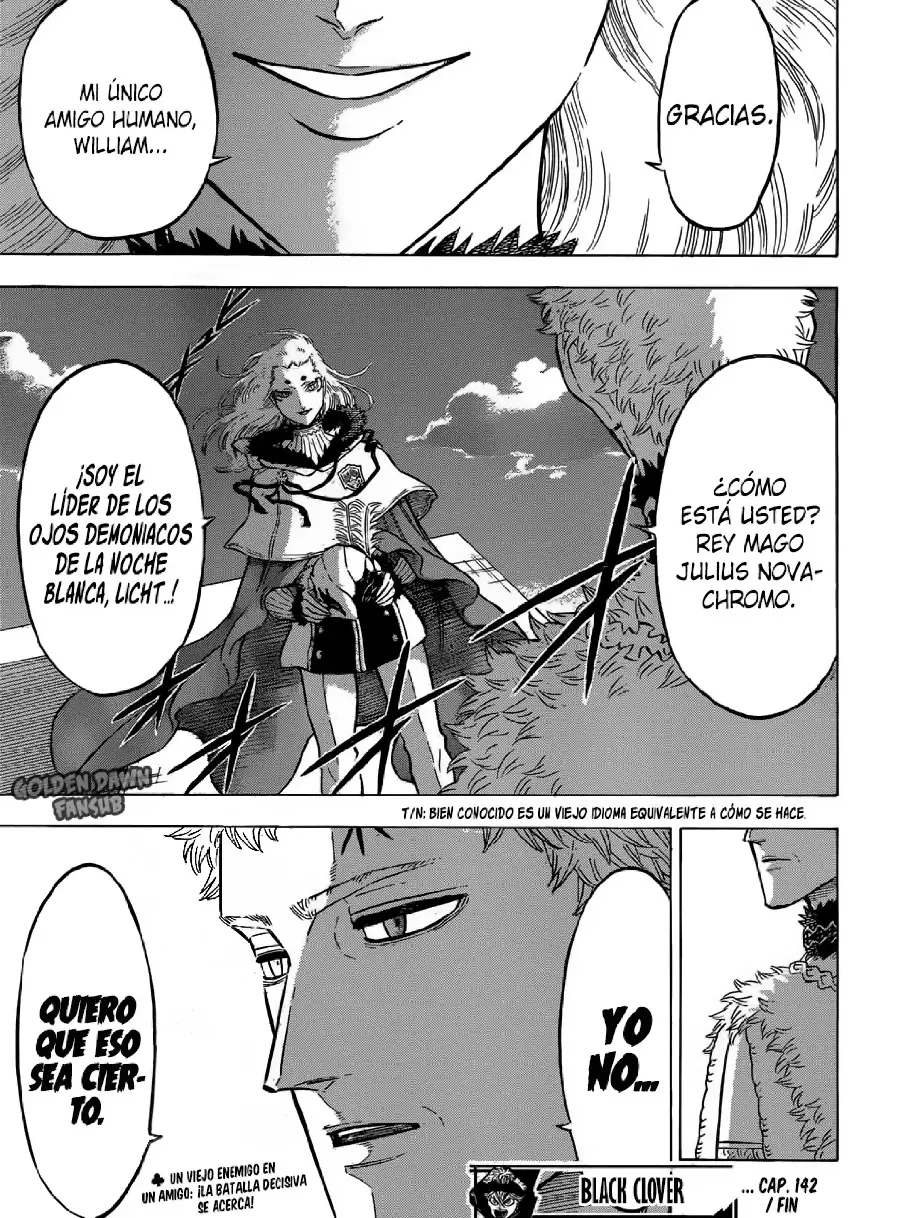 Black Clover capítulo 142, página 17