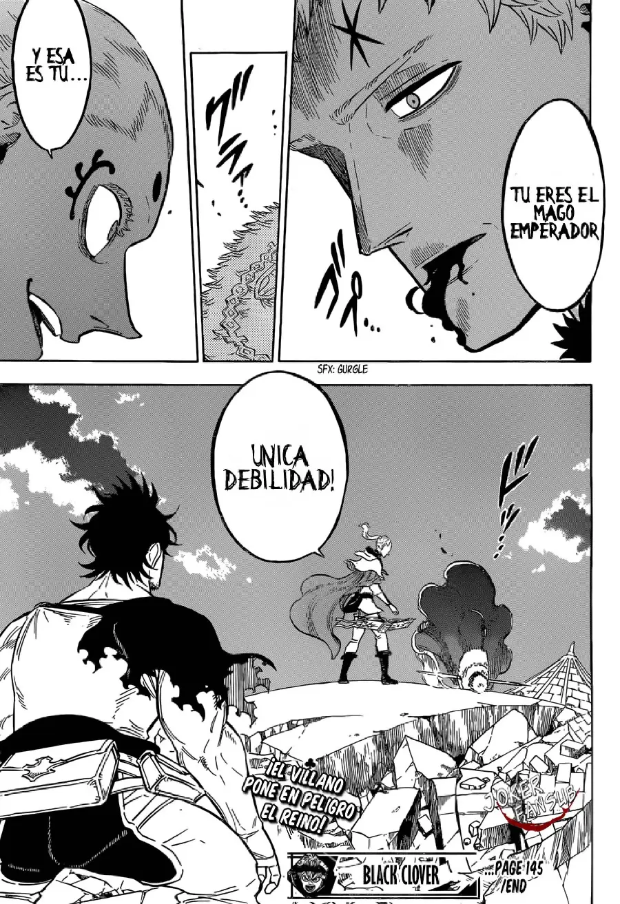 Black Clover capítulo 145, página 15