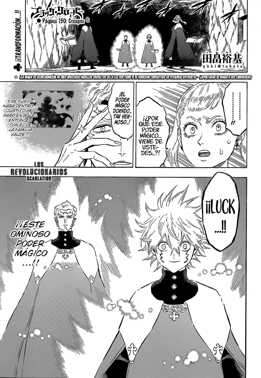 Black Clover capítulo 150, página 1