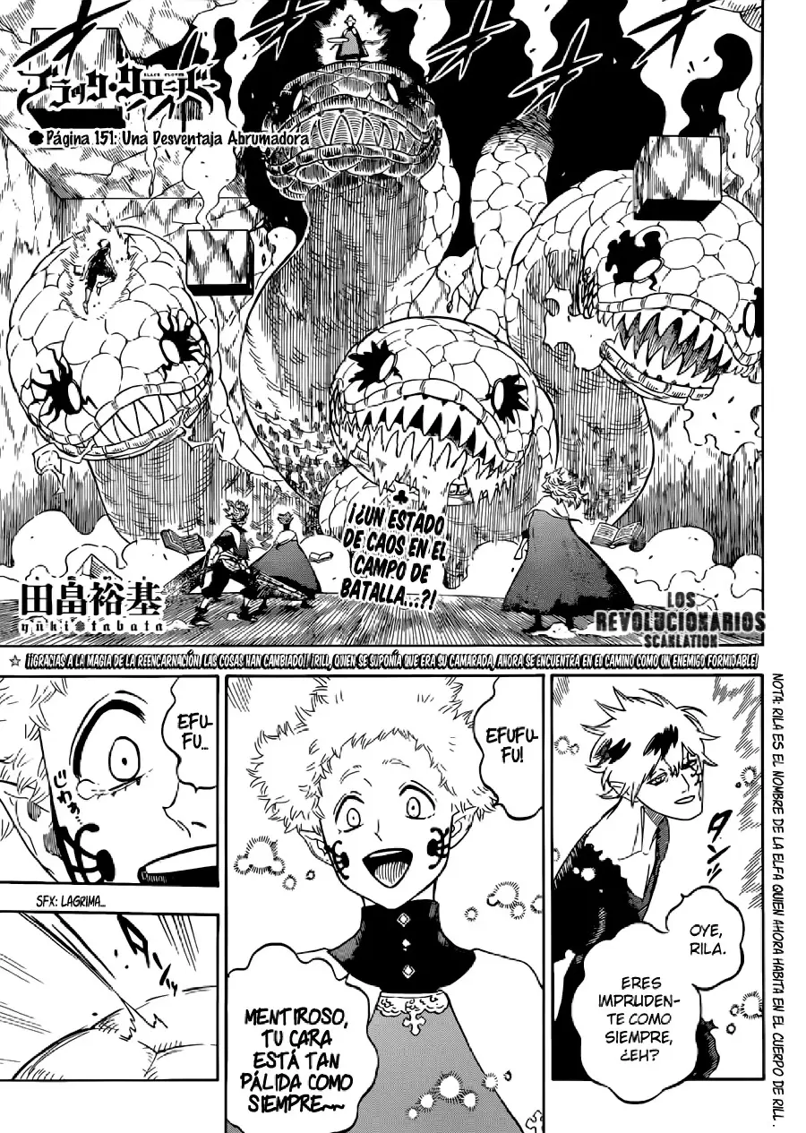Black Clover capítulo 151, página 1