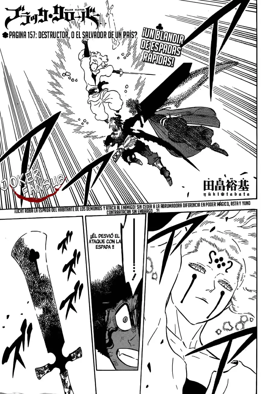 Black Clover capítulo 157, página 1