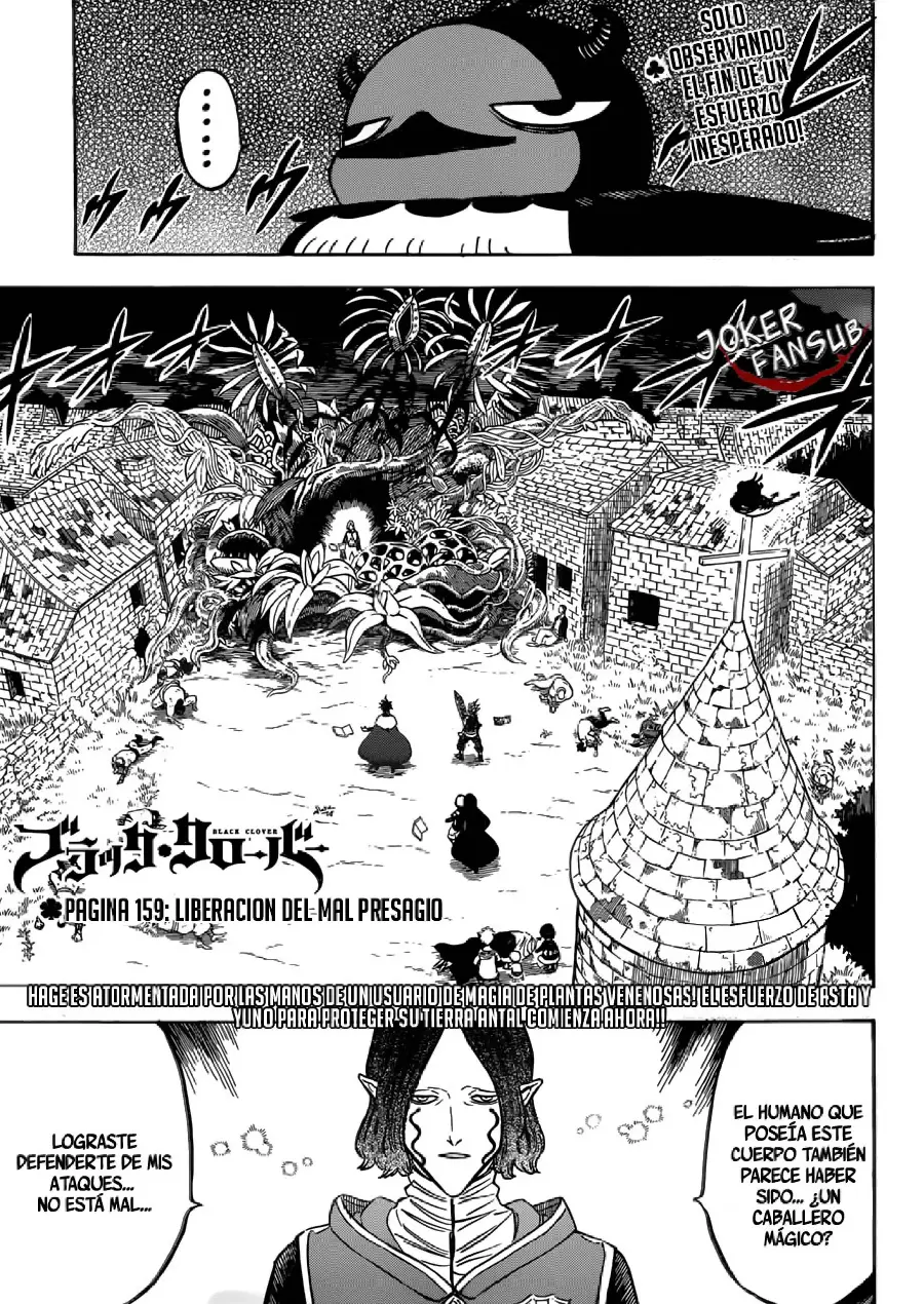 Black Clover capítulo 159, página 1