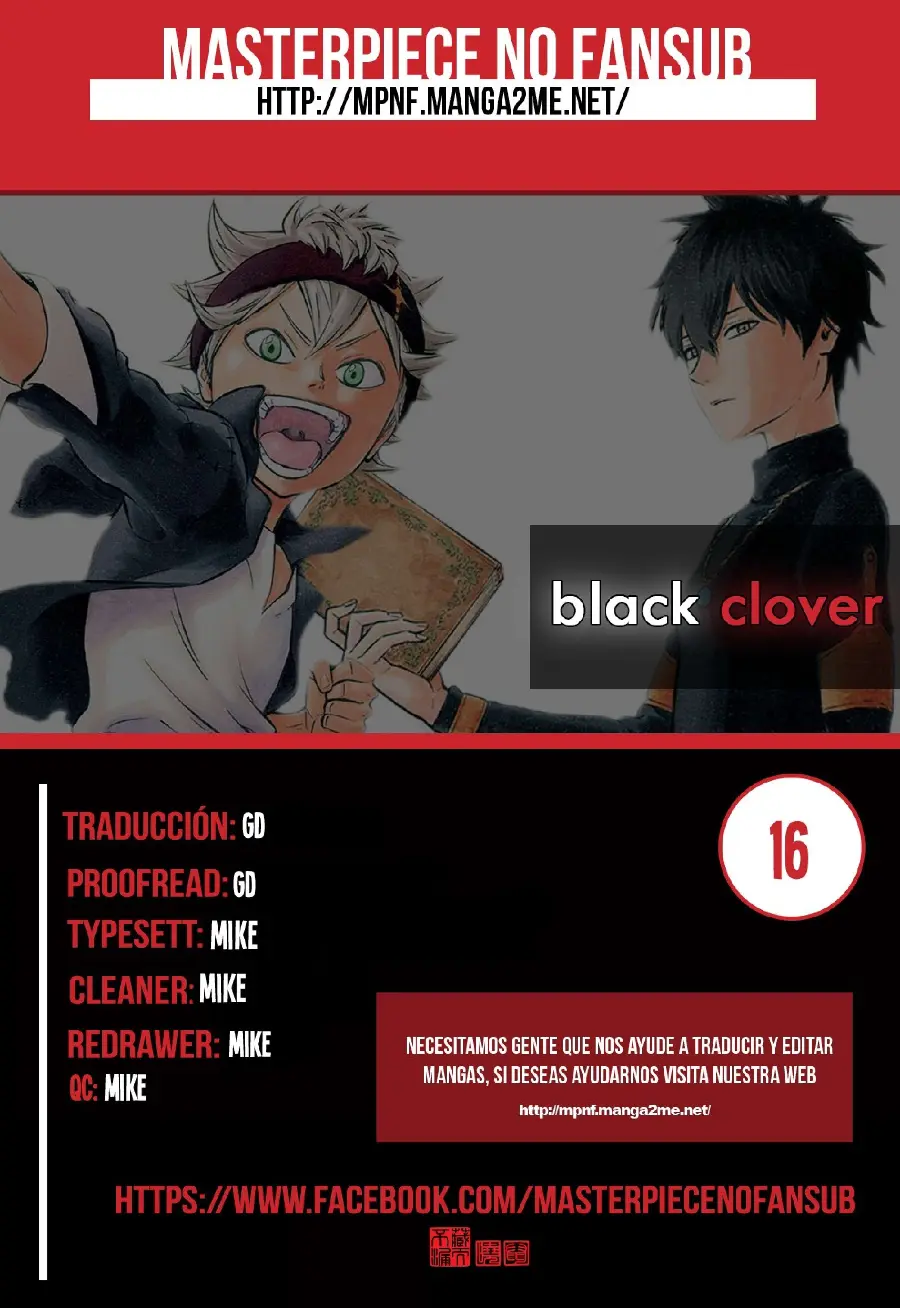 Black Clover capítulo 16, página 1