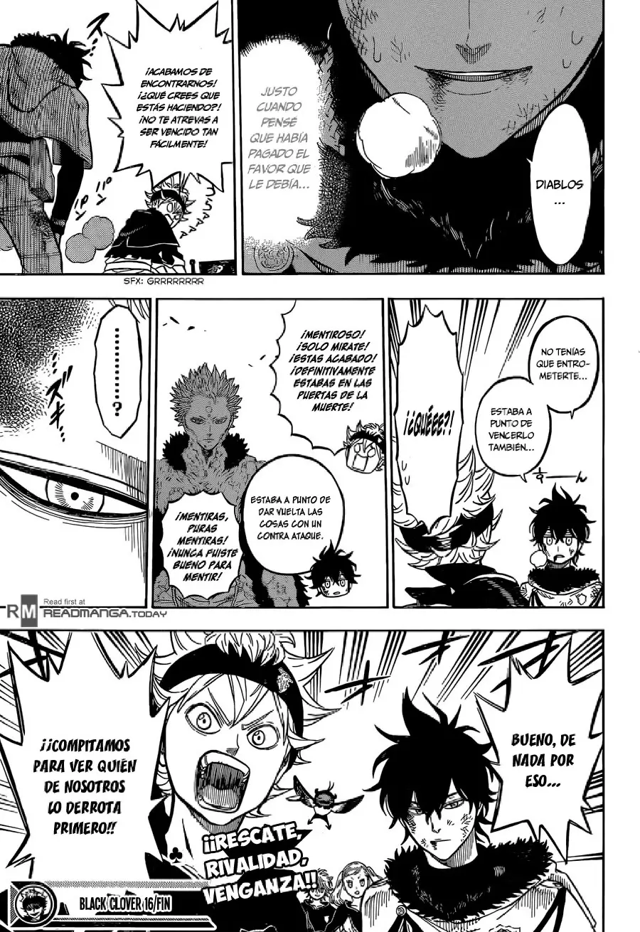 Black Clover capítulo 16, página 18