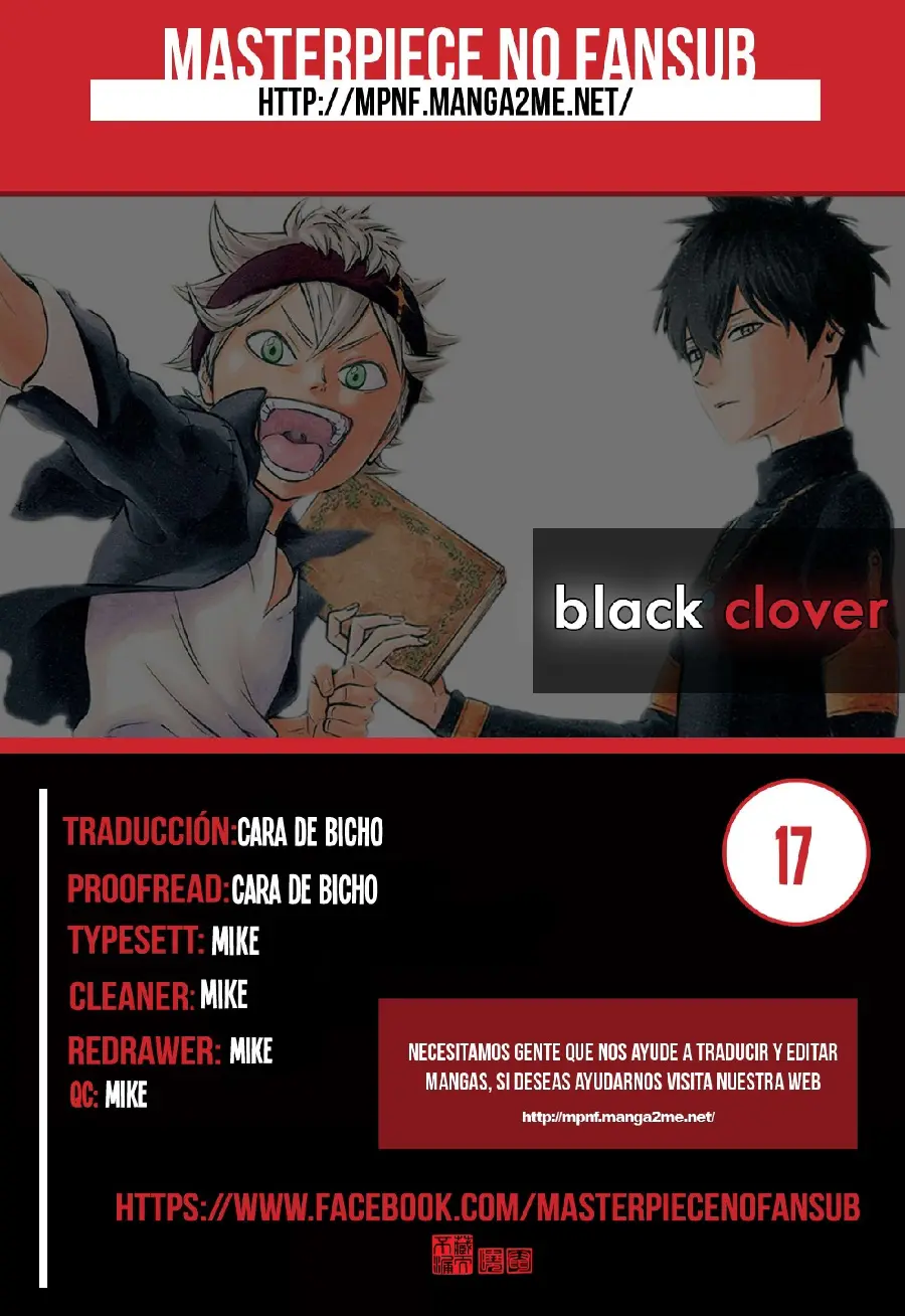 Black Clover capítulo 17, página 1