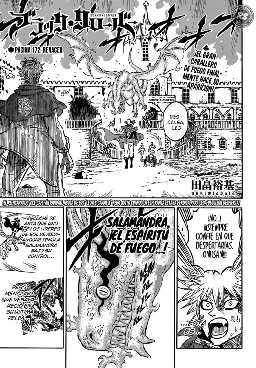 Black Clover capítulo 172, página 1
