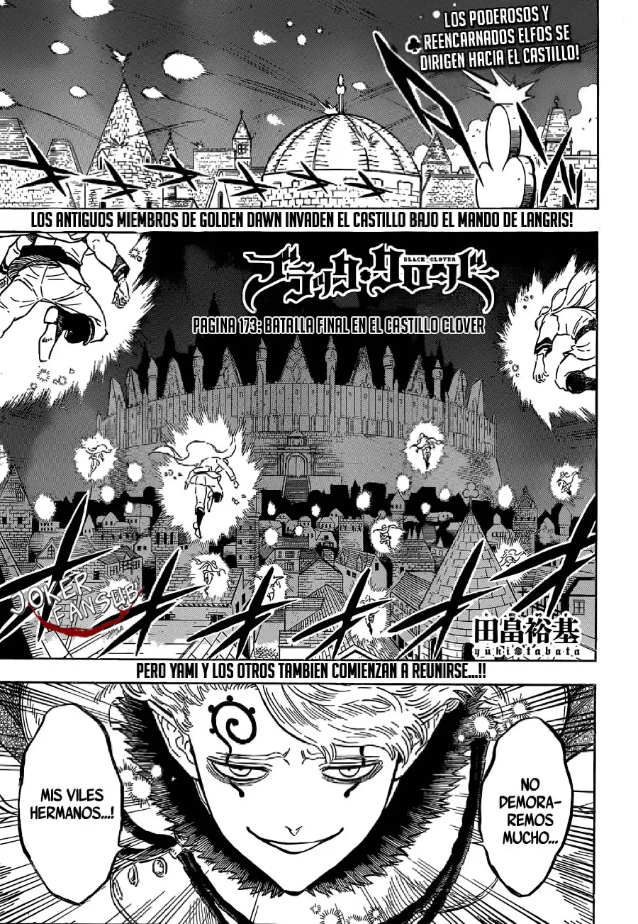 Black Clover capítulo 173, página 2