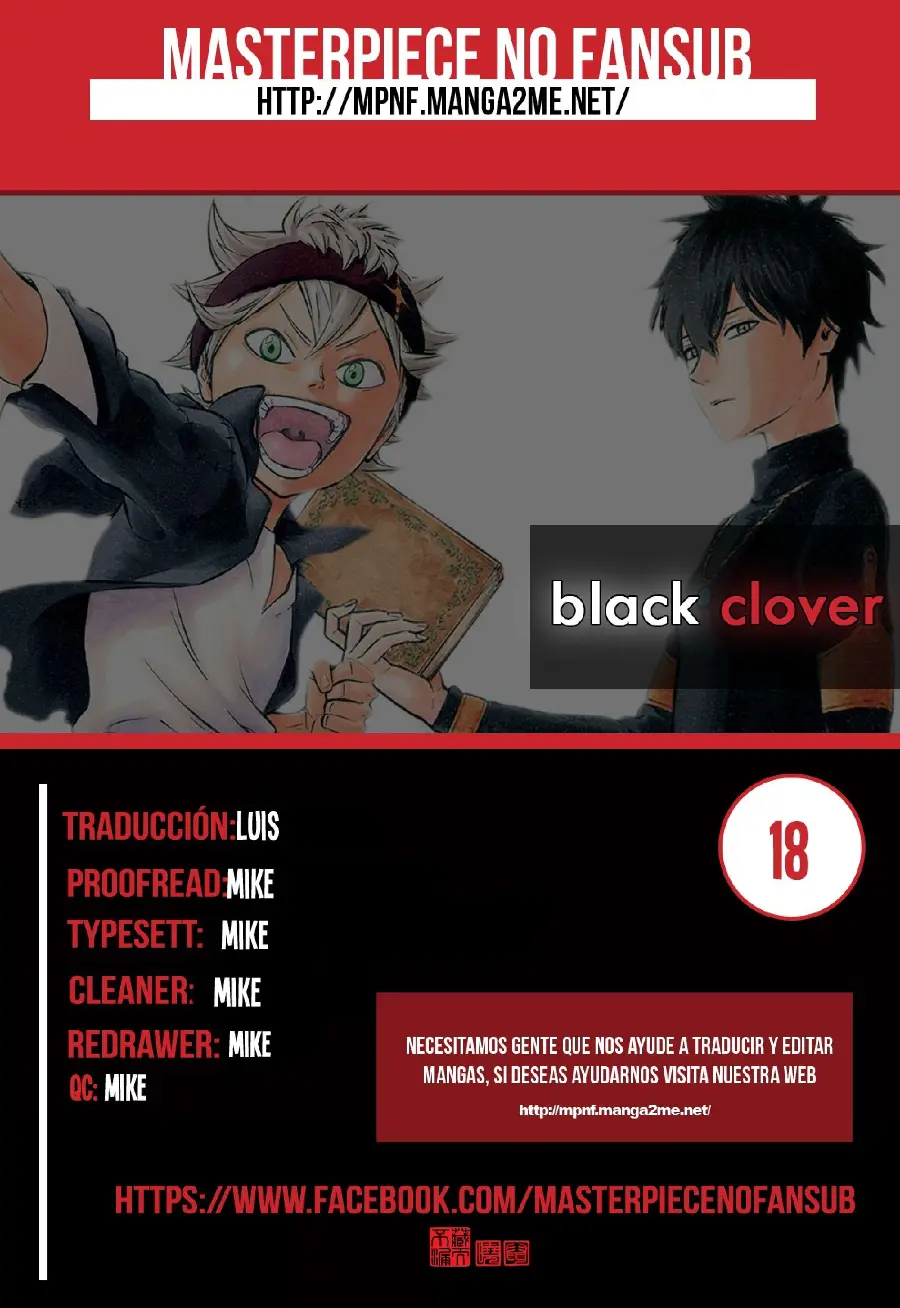 Black Clover capítulo 18, página 1
