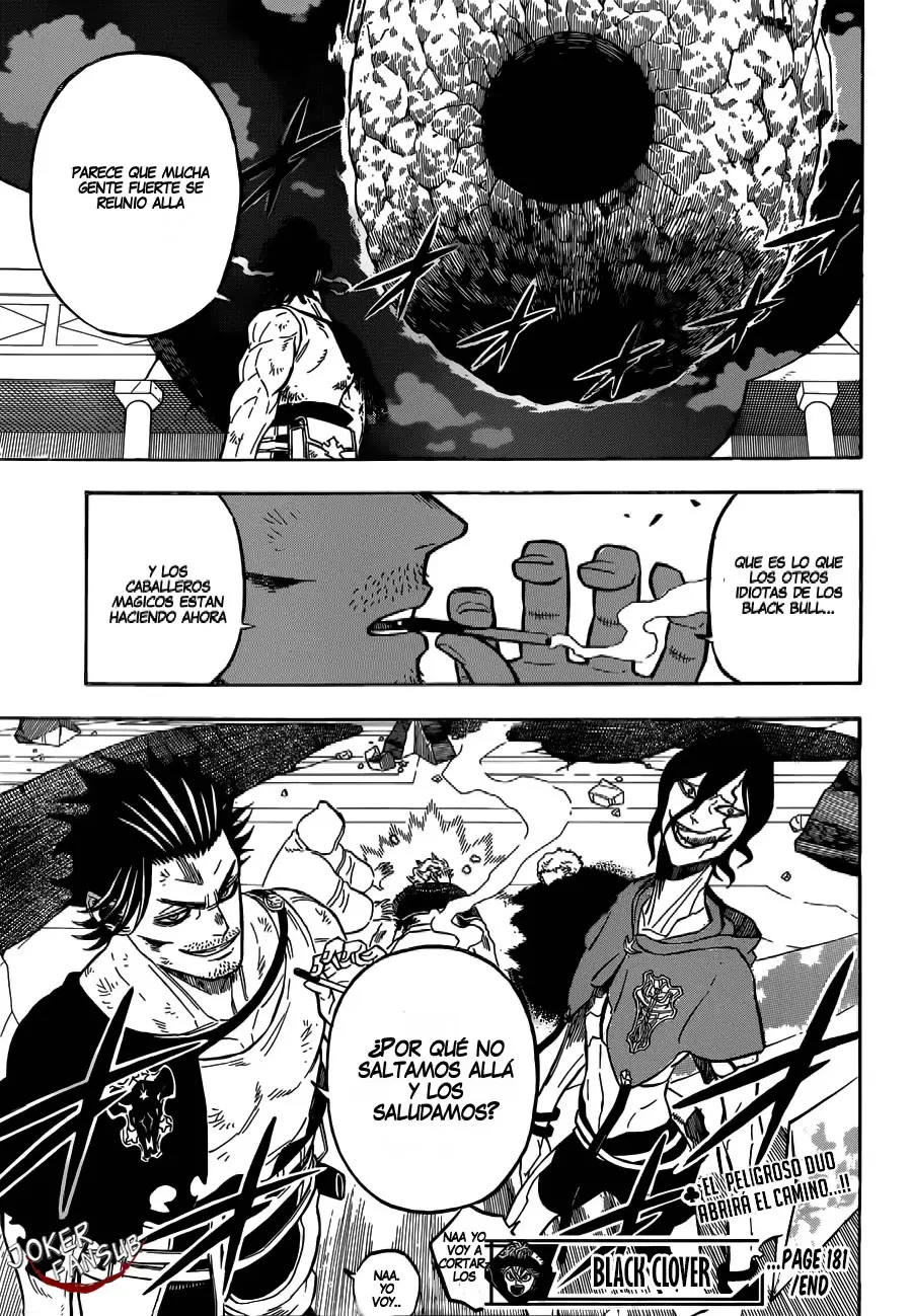 Black Clover capítulo 181, página 15