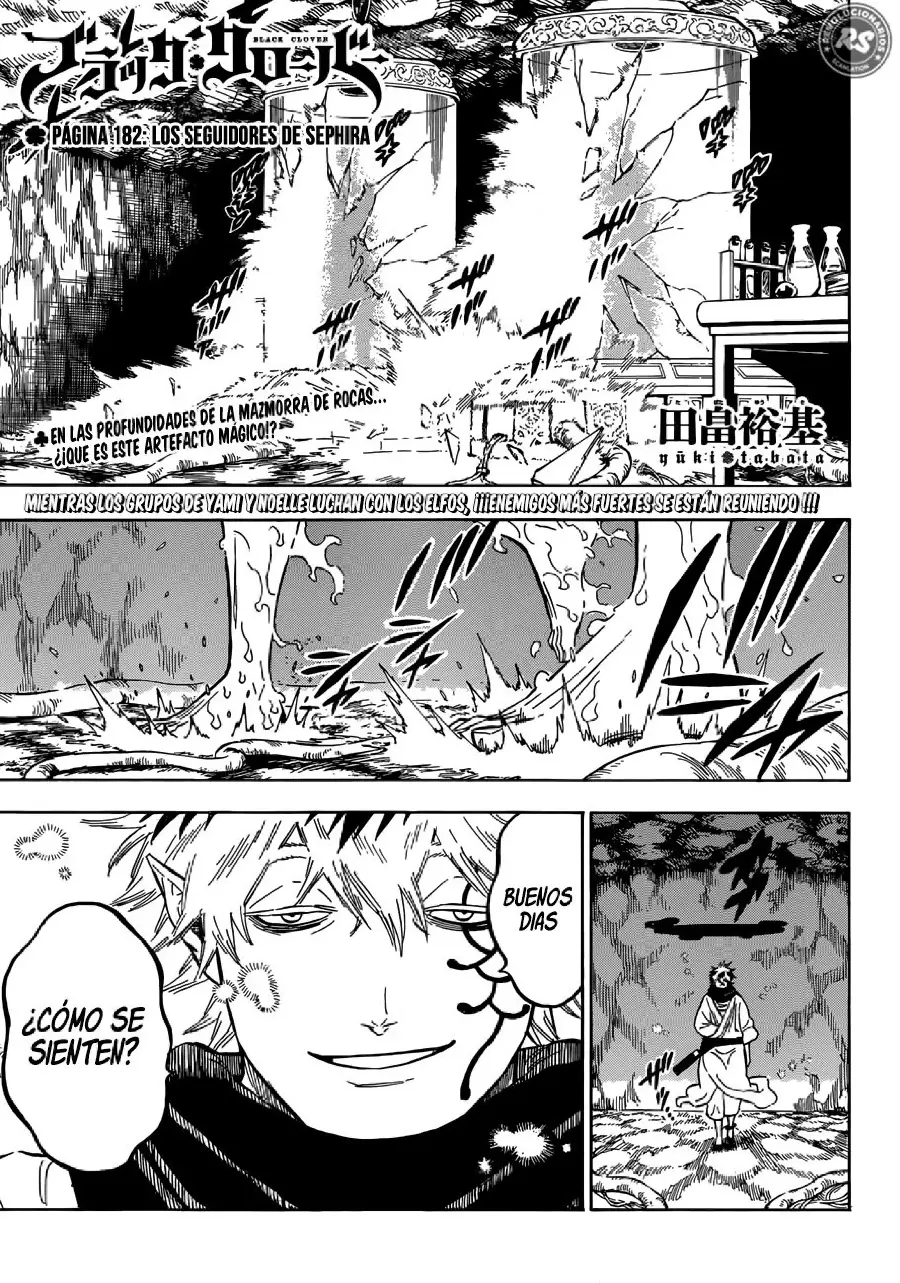 Black Clover capítulo 182, página 1