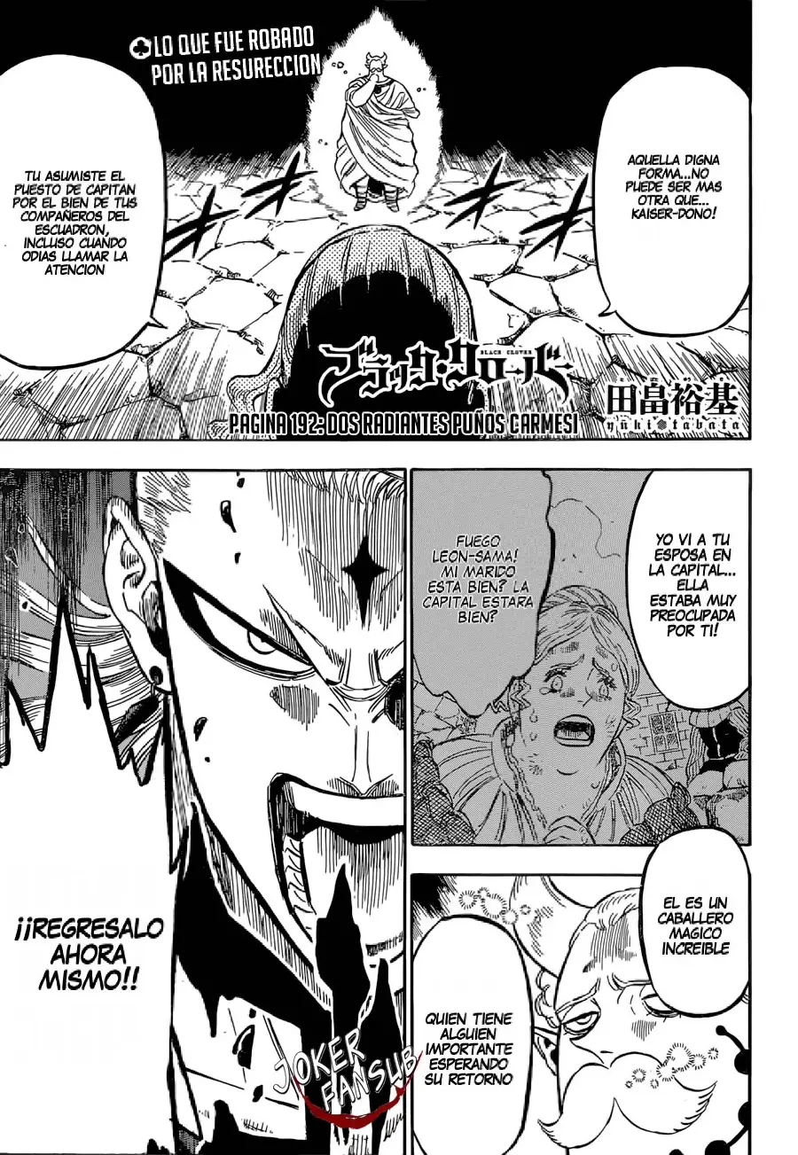 Black Clover capítulo 192, página 1