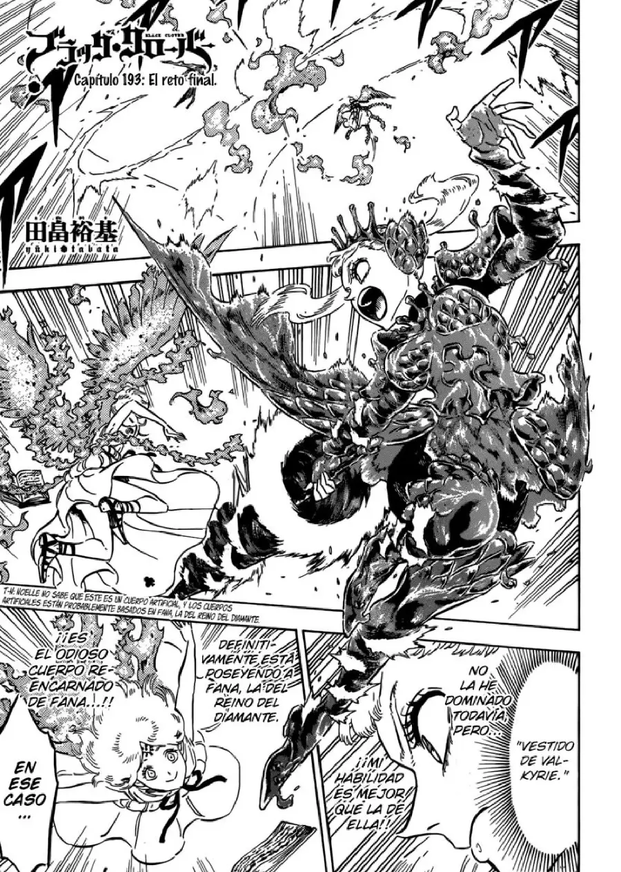 Black Clover capítulo 193, página 1