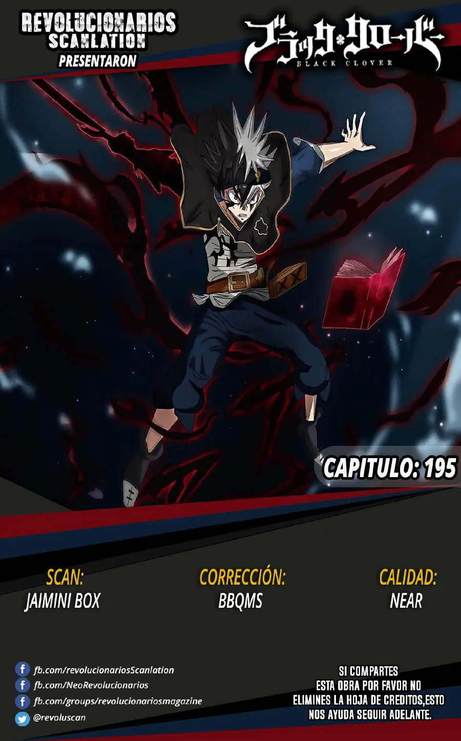 Black Clover capítulo 195, página 1