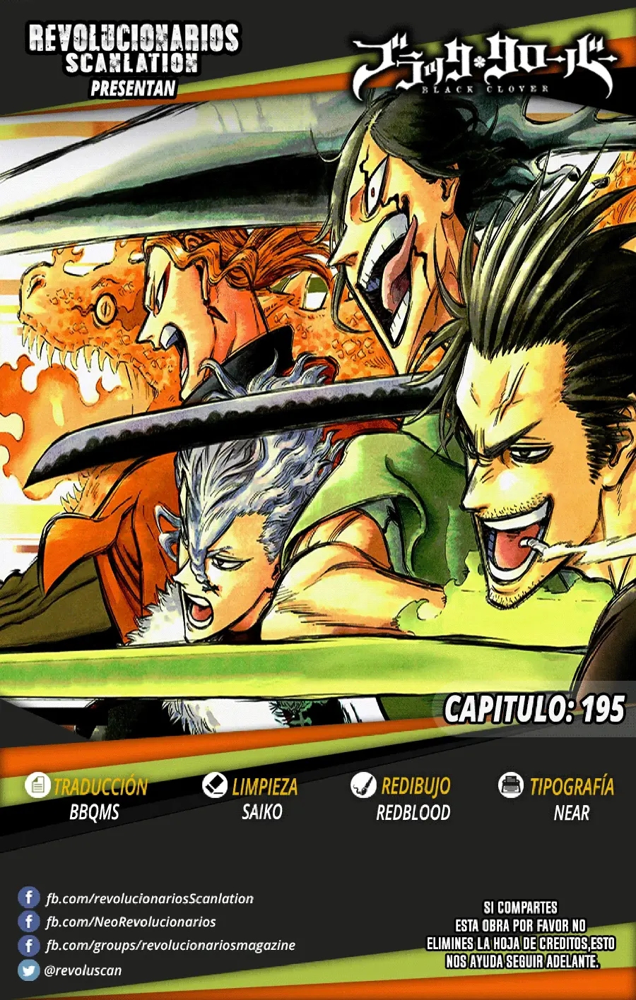 Black Clover capítulo 195, página 18