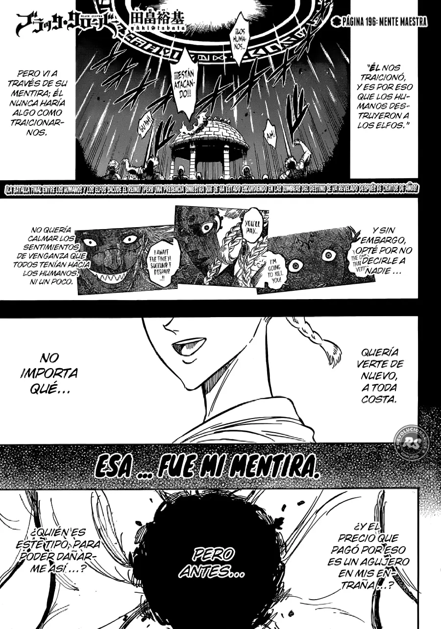 Black Clover capítulo 196, página 2