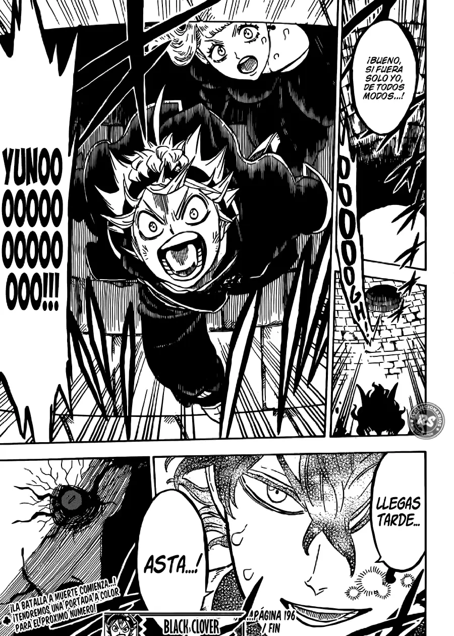 Black Clover capítulo 196, página 16