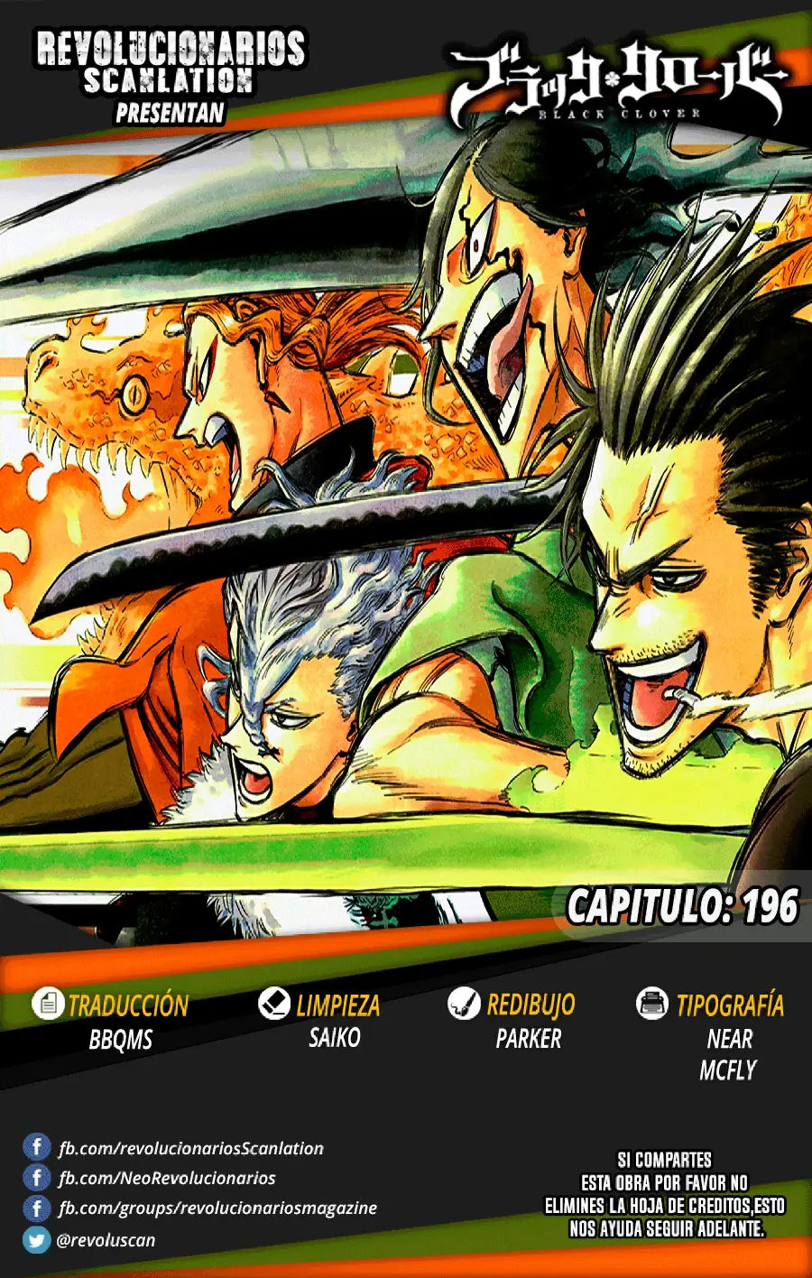 Black Clover capítulo 196, página 18