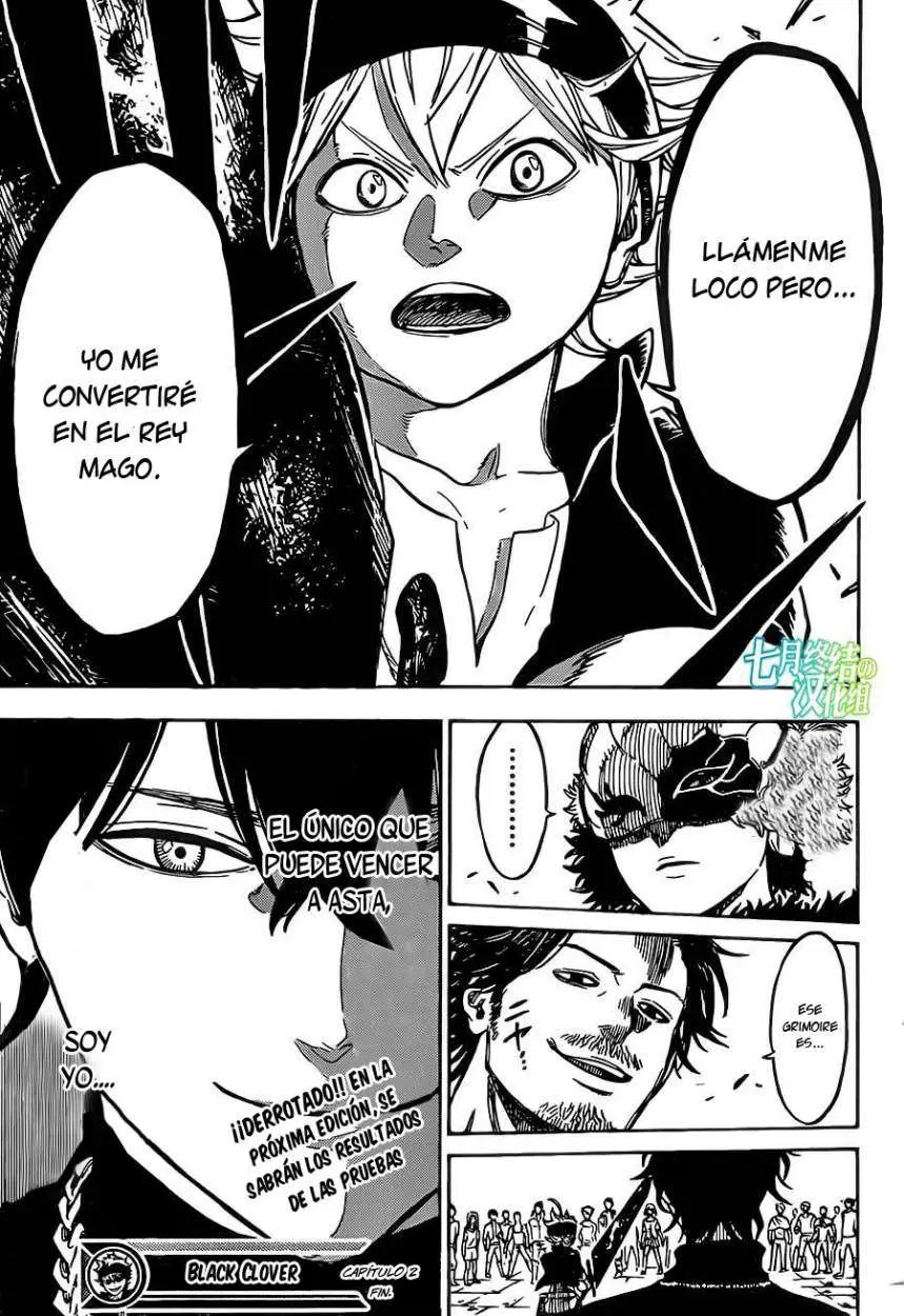 Black Clover capítulo 2, página 25
