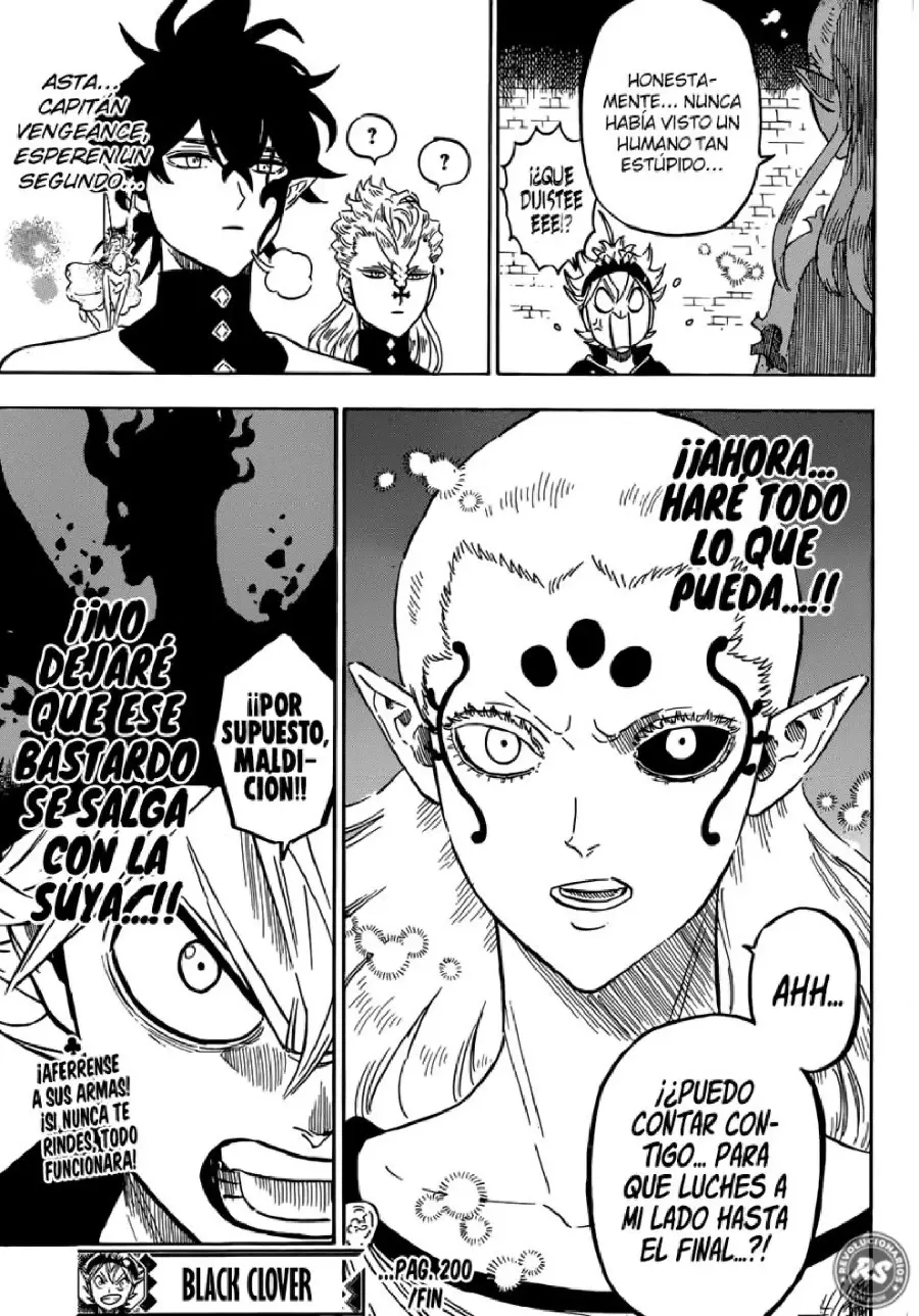 Black Clover capítulo 200, página 18