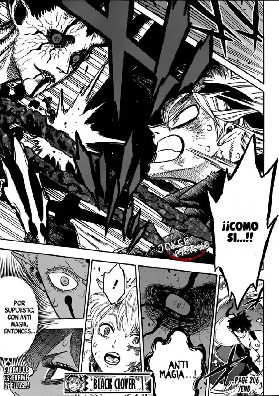 Black Clover capítulo 206, página 14