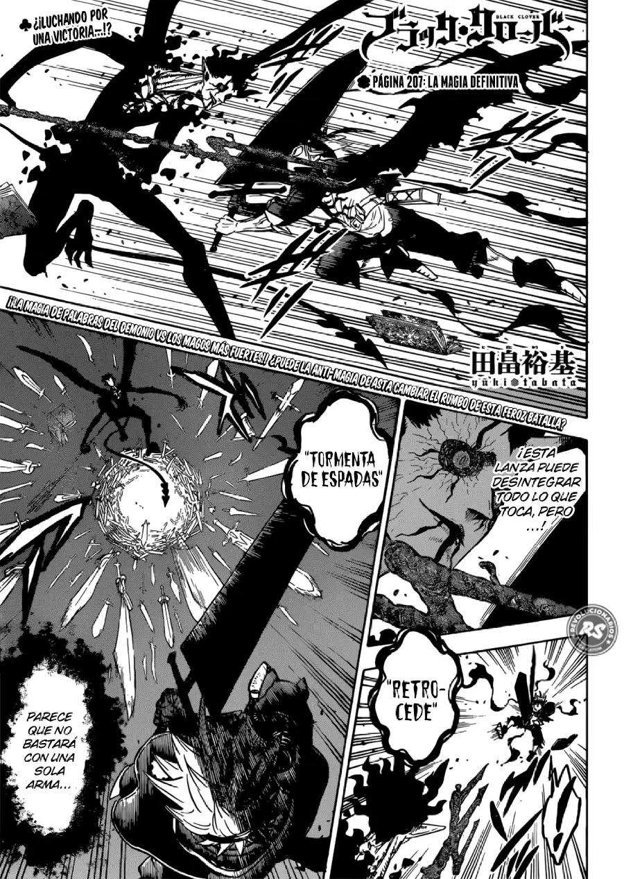 Black Clover capítulo 207, página 2