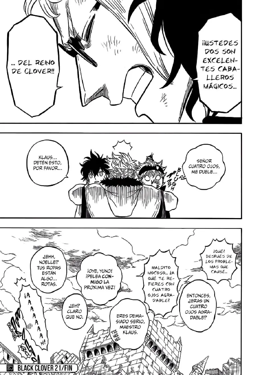 Black Clover capítulo 21, página 20