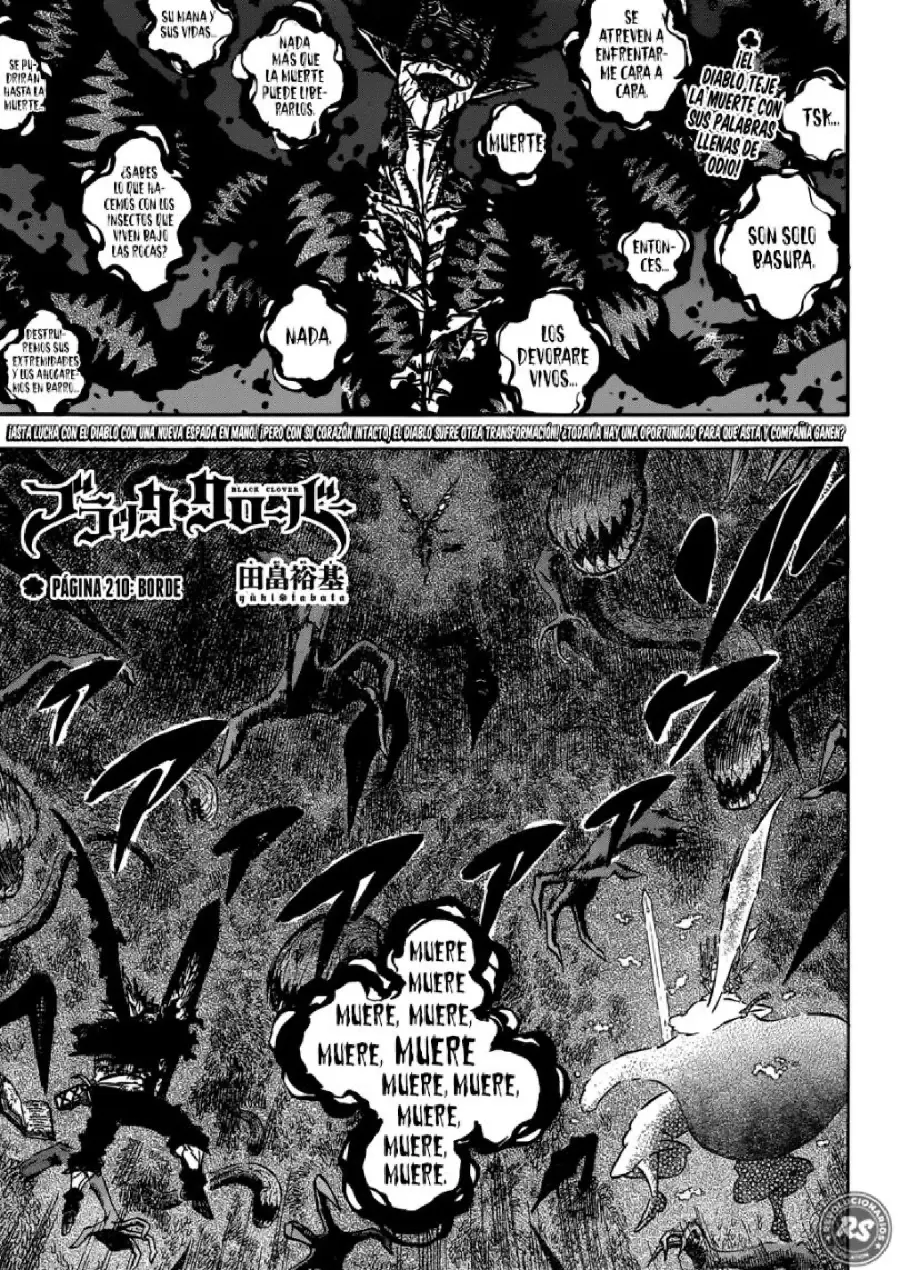 Black Clover capítulo 210, página 1