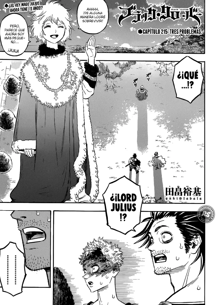 Black Clover capítulo 215, página 1