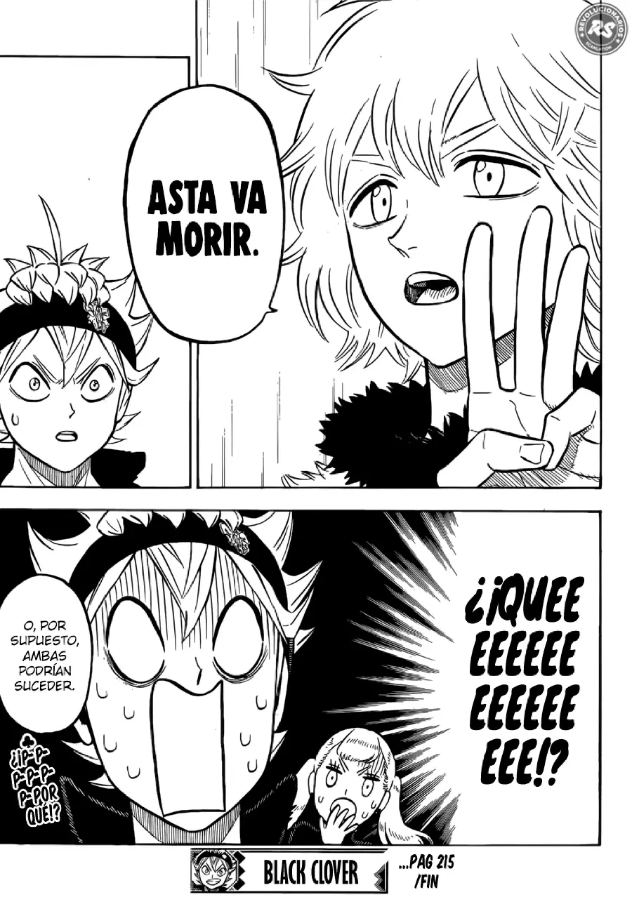 Black Clover capítulo 215, página 11