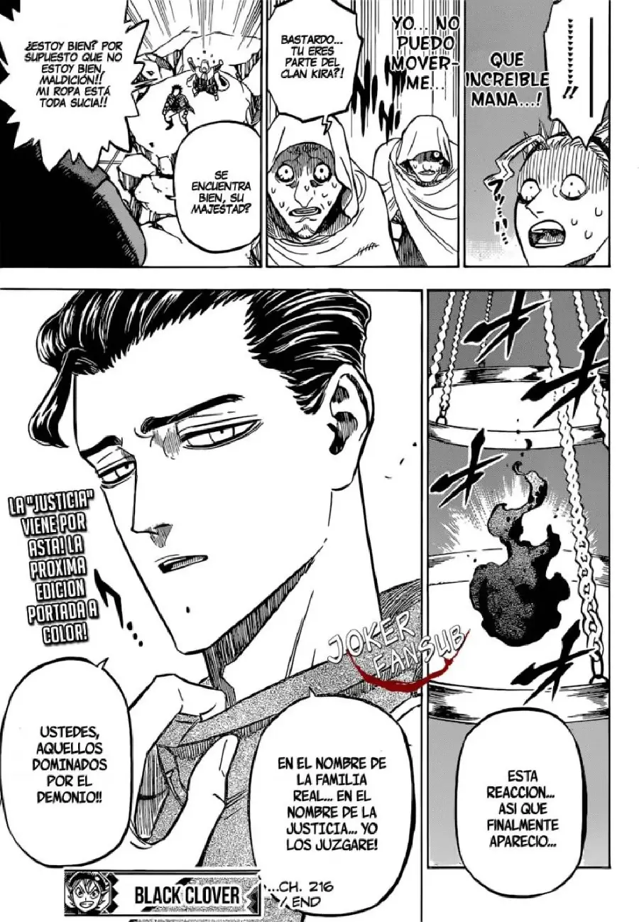 Black Clover capítulo 216, página 15