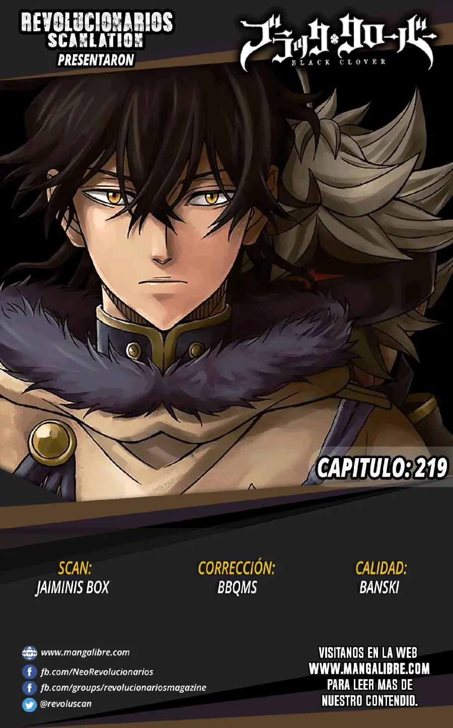 Black Clover capítulo 219, página 1