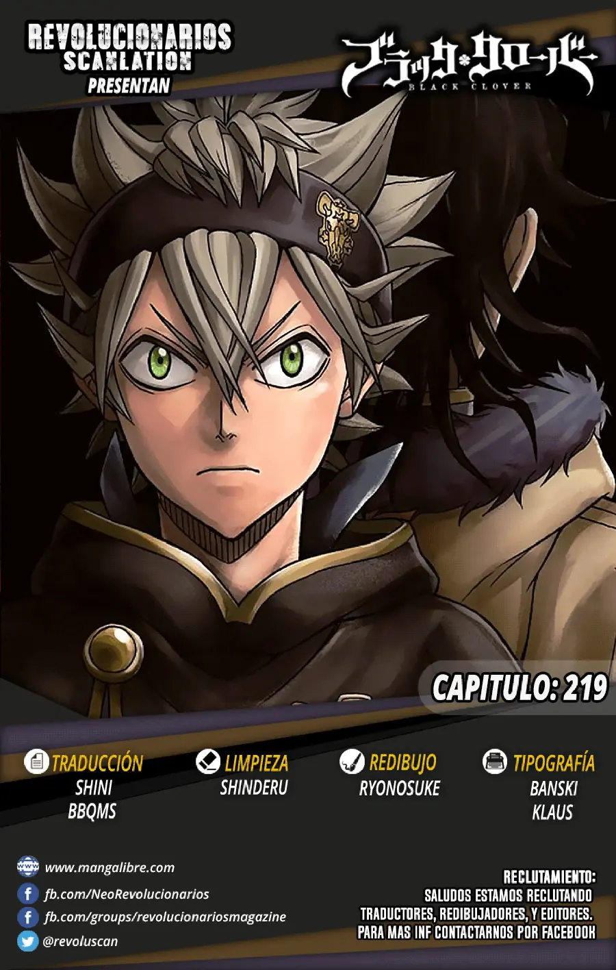 Black Clover capítulo 219, página 15