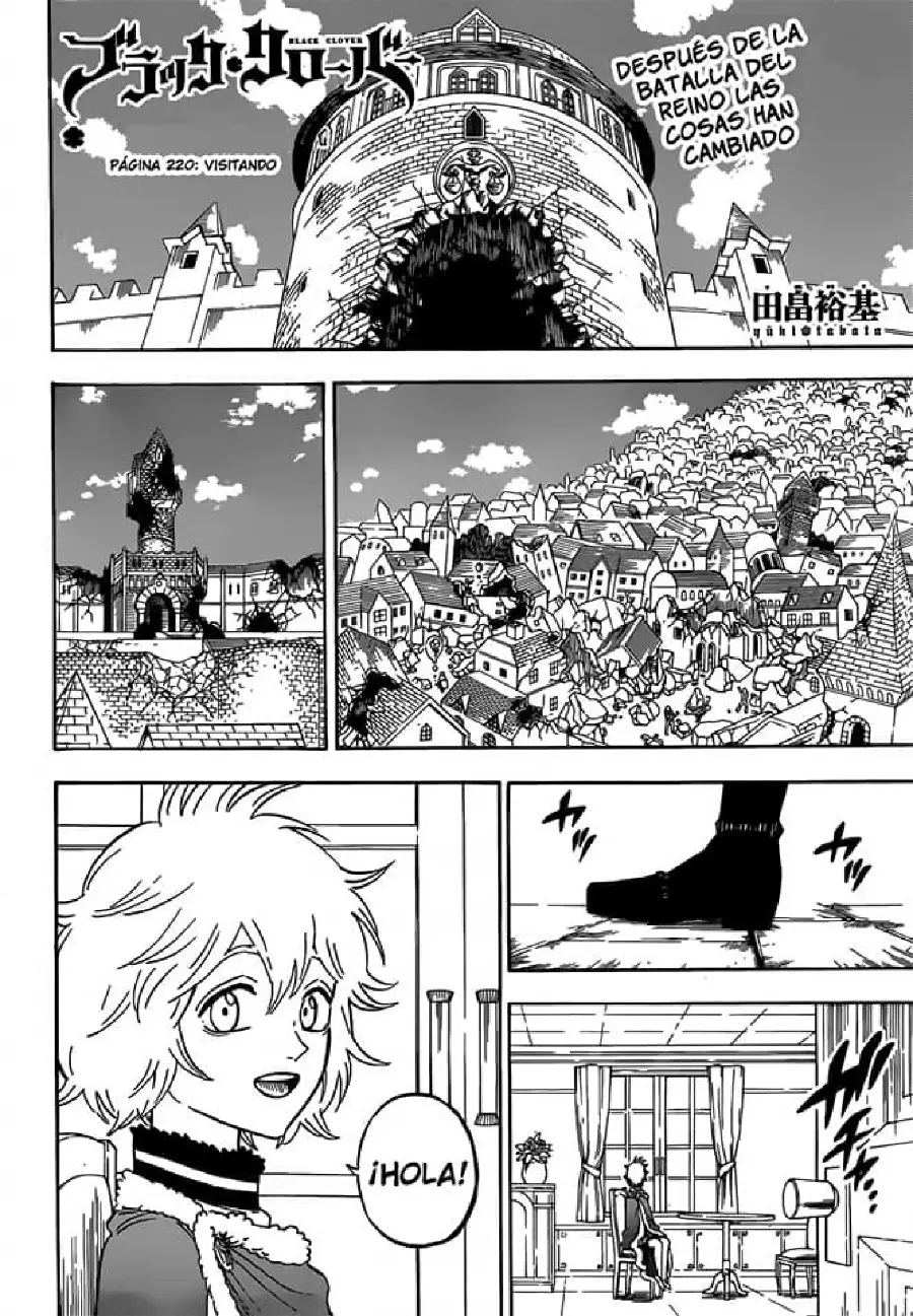 Black Clover capítulo 220, página 2