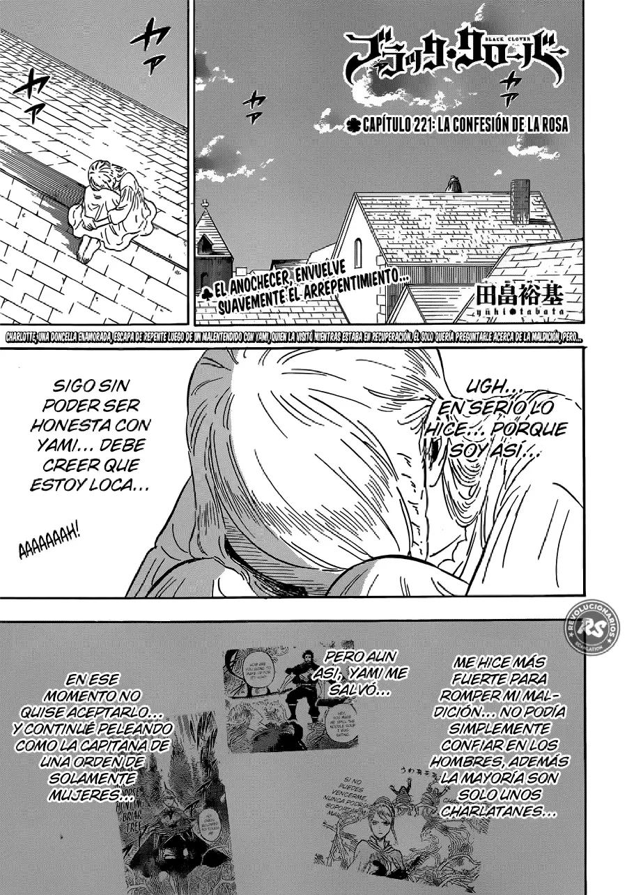 Black Clover capítulo 221, página 2