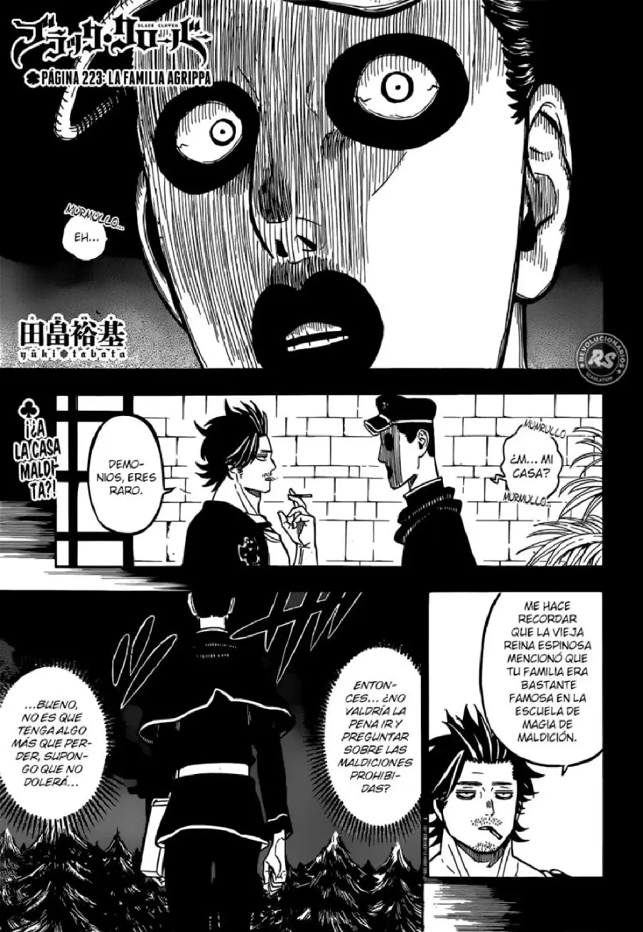Black Clover capítulo 223, página 2