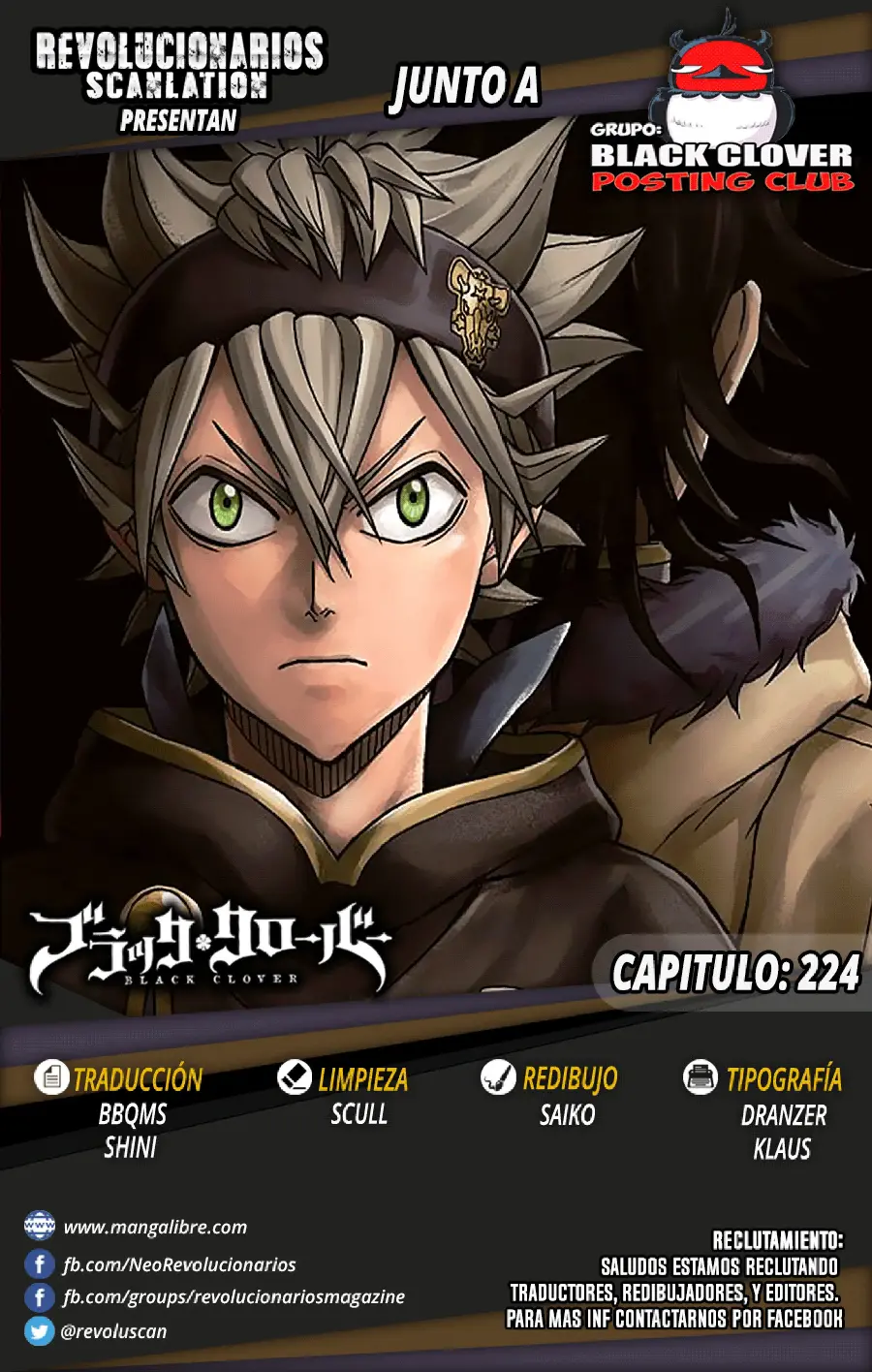 Black Clover capítulo 224, página 16