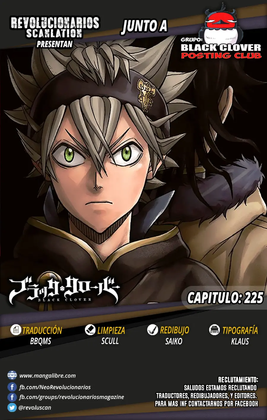 Black Clover capítulo 225, página 18