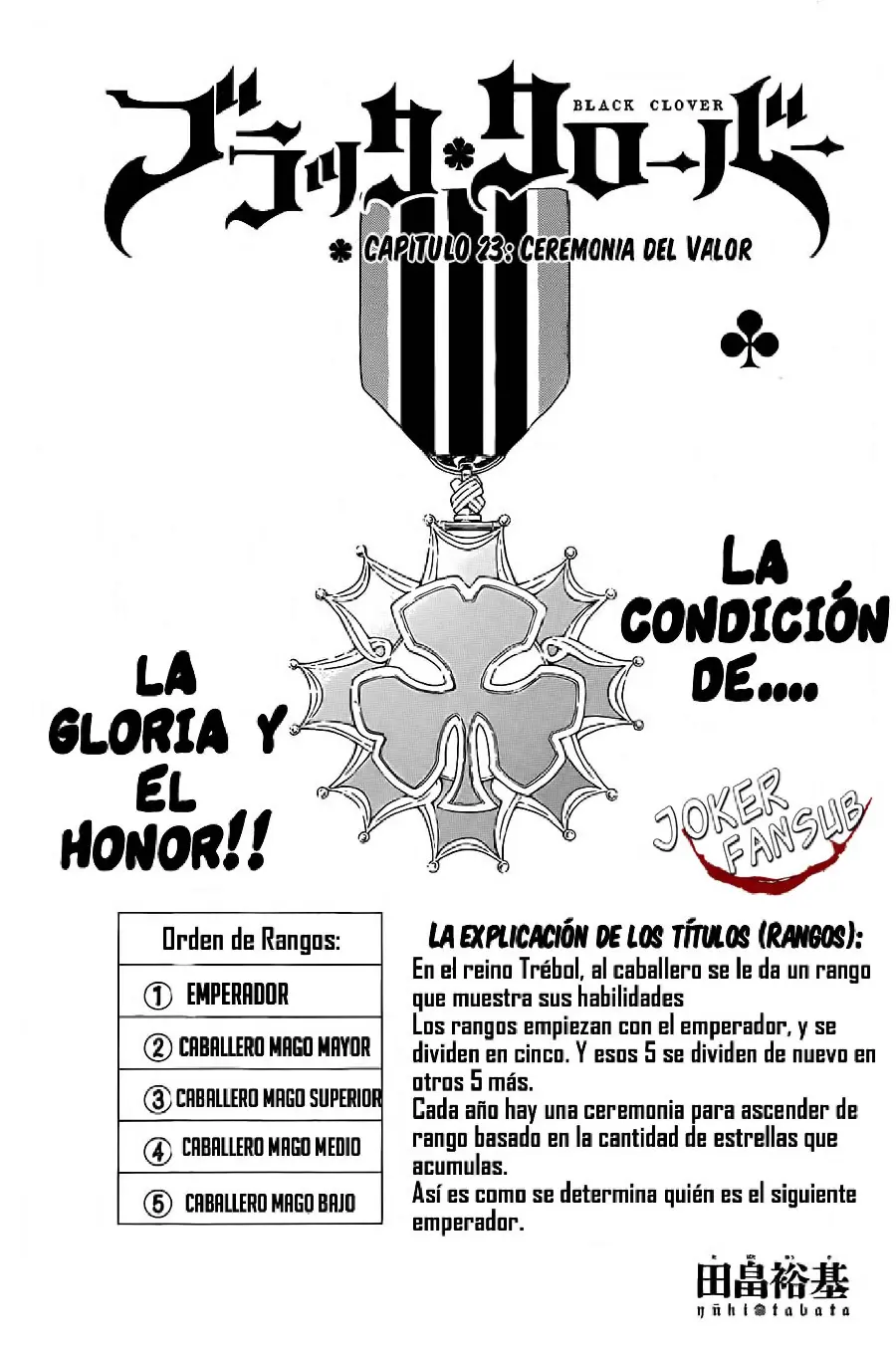 Black Clover capítulo 23, página 2