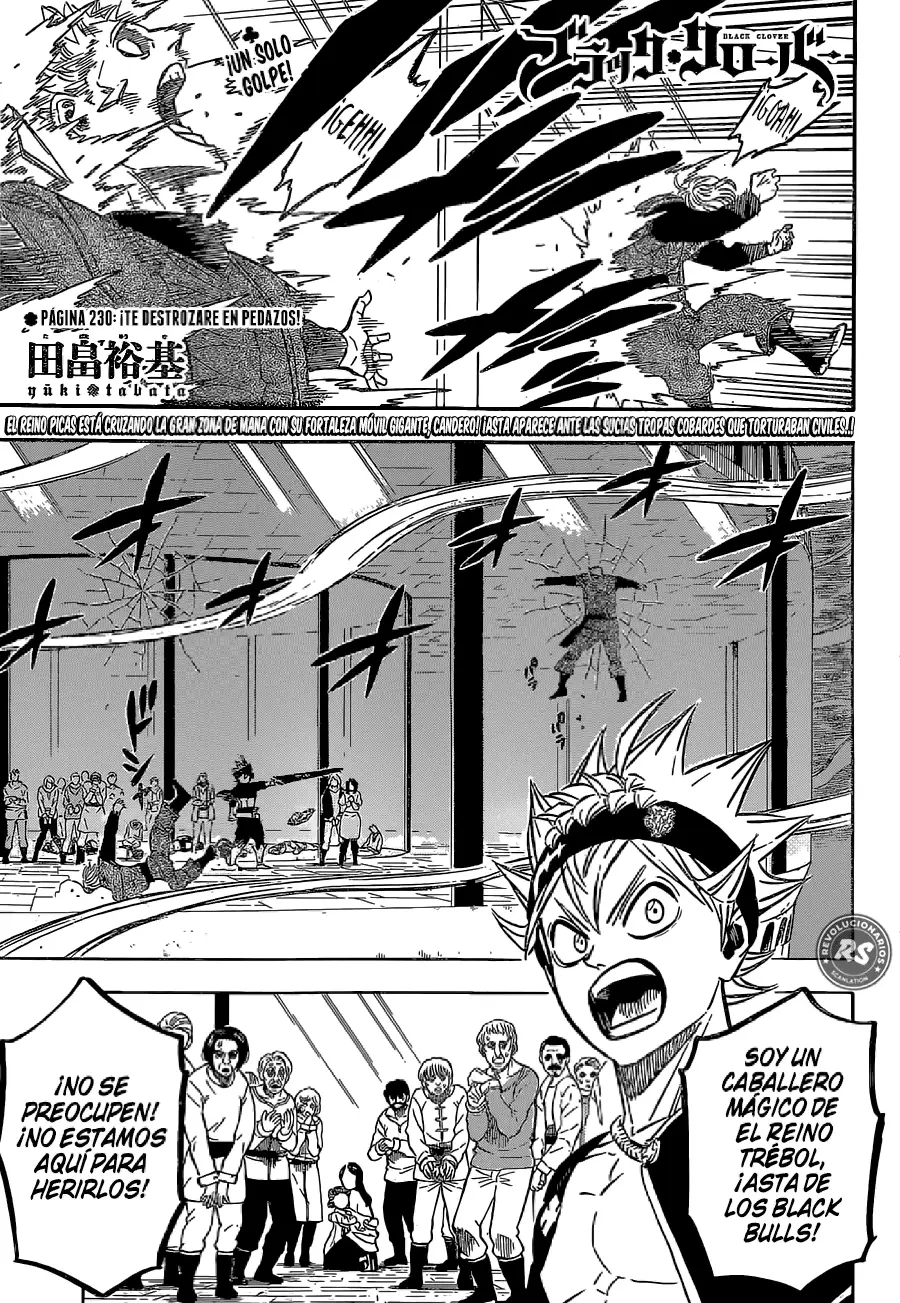 Black Clover capítulo 230, página 1