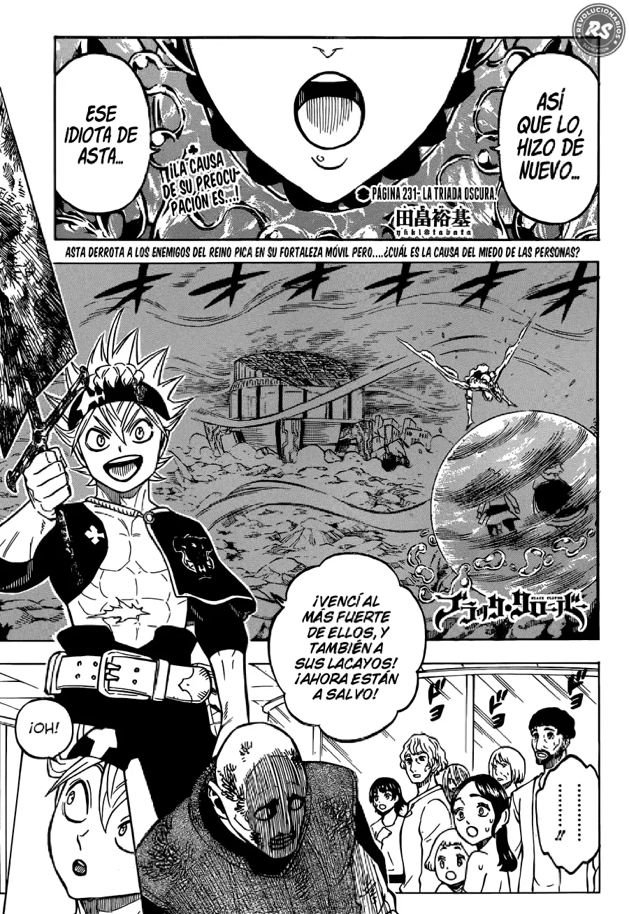 Black Clover capítulo 231, página 1