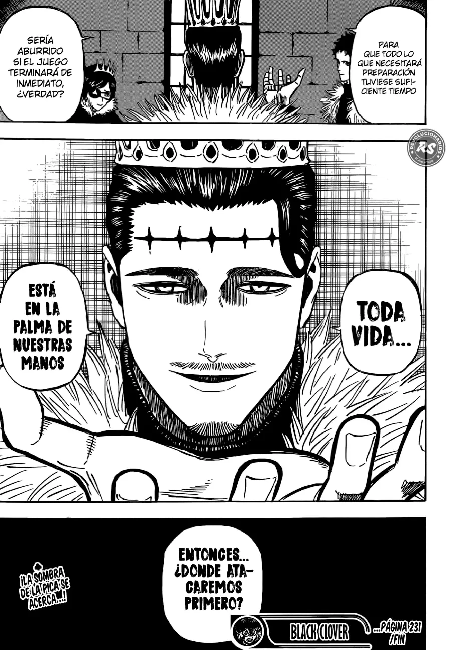 Black Clover capítulo 231, página 15