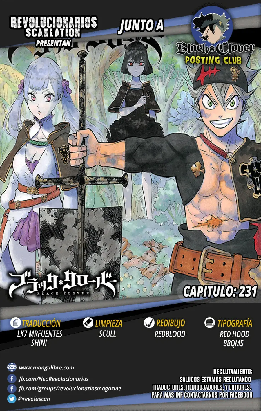 Black Clover capítulo 231, página 16