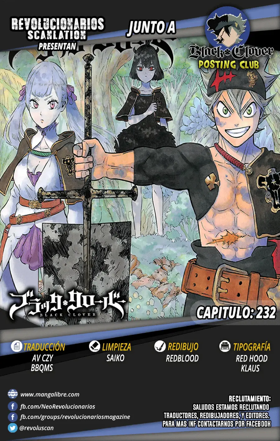 Black Clover capítulo 232, página 14