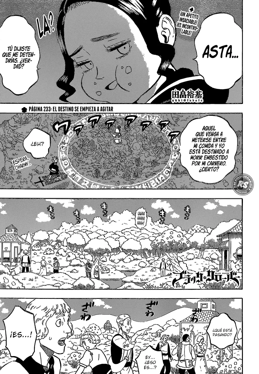 Black Clover capítulo 233, página 1