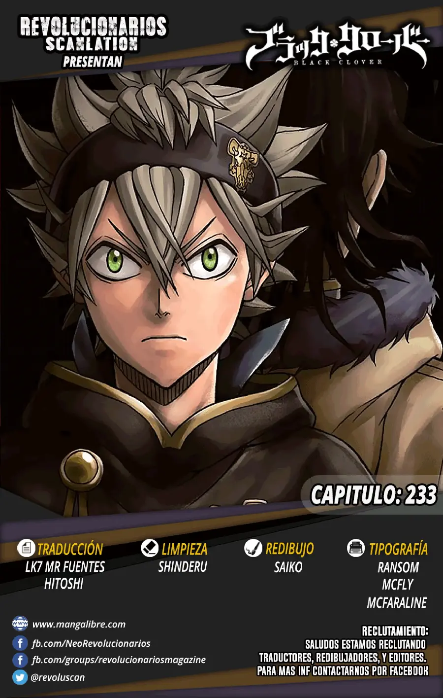 Black Clover capítulo 233, página 13