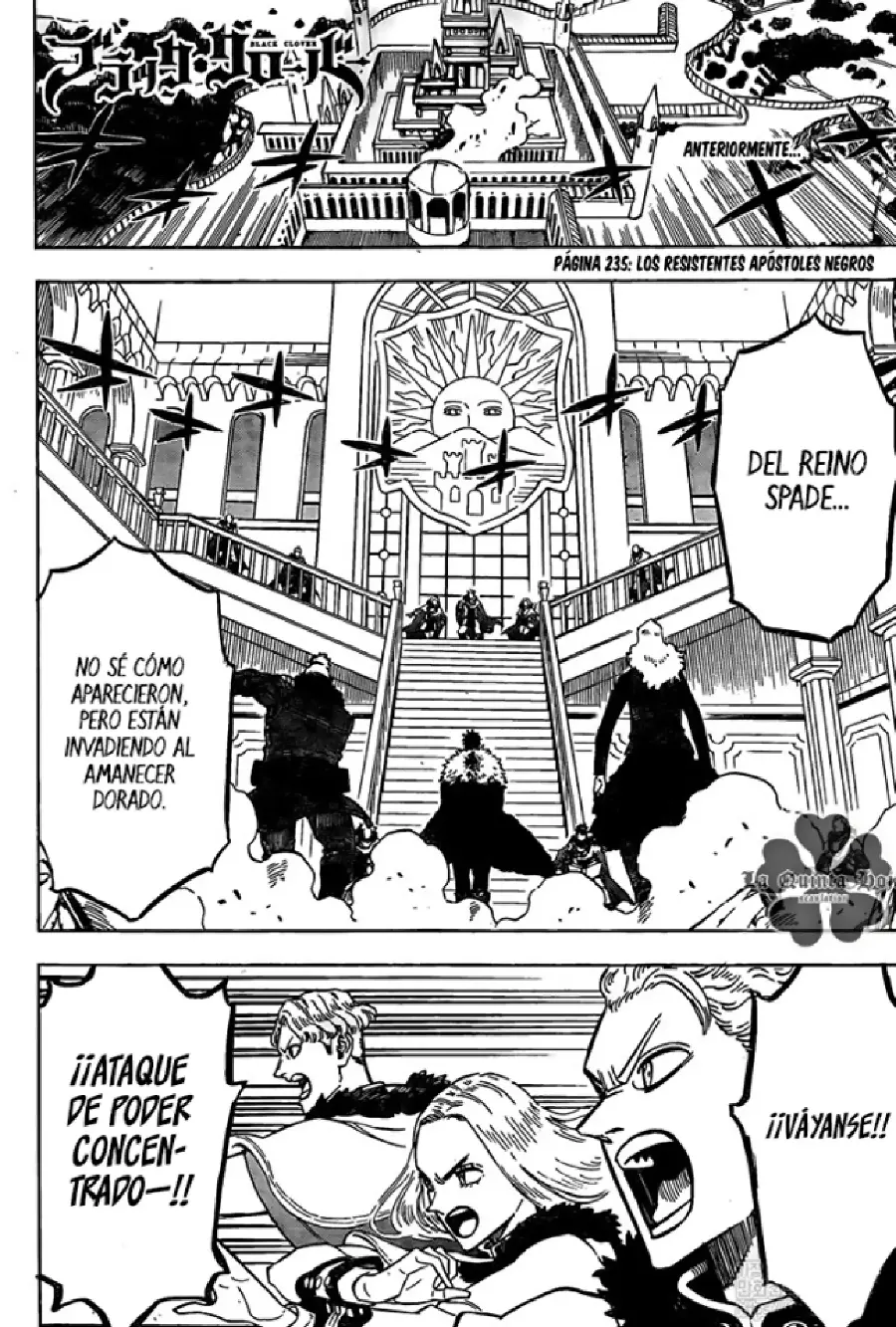 Black Clover capítulo 235, página 2