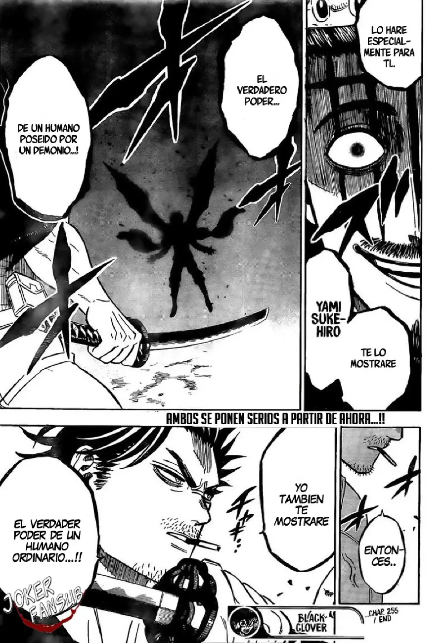 Black Clover capítulo 255, página 14