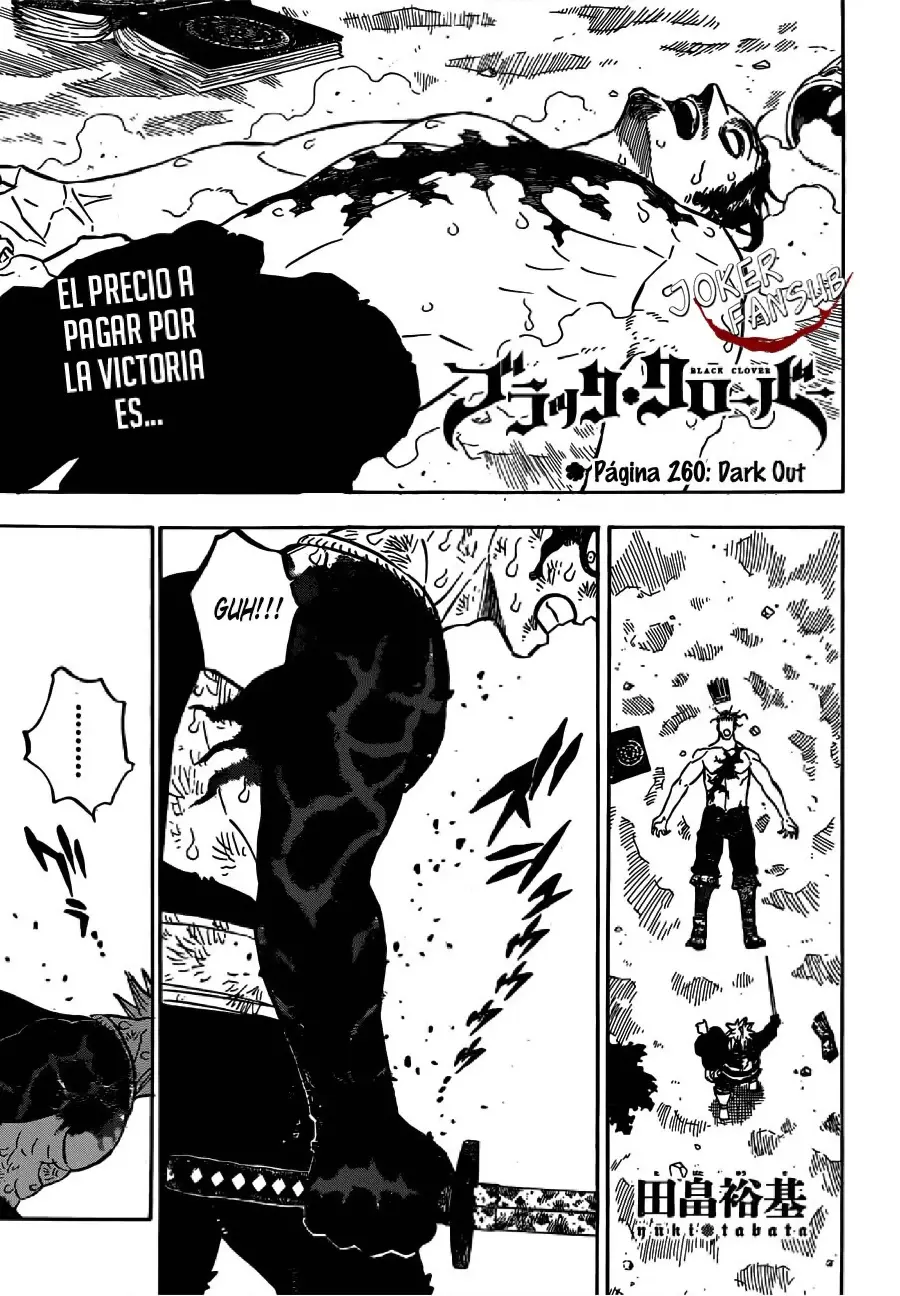 Black Clover capítulo 260, página 1