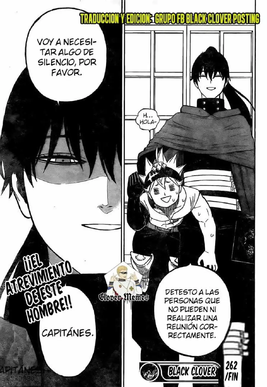Black Clover capítulo 262, página 15