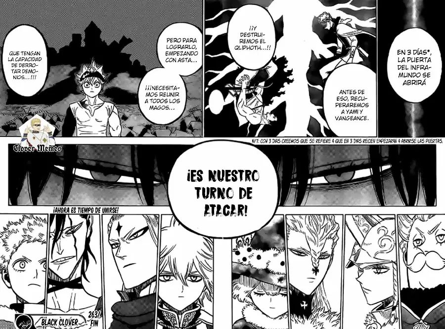 Black Clover capítulo 263, página 13